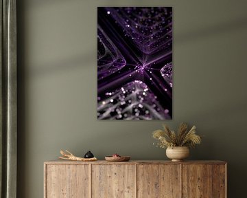 Microscopique : Croix violette sur Mixed media vector arts