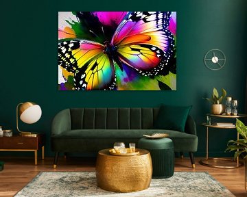 Kleurrijke vlinder: een vleugelspel van diversiteit van ButterflyPix