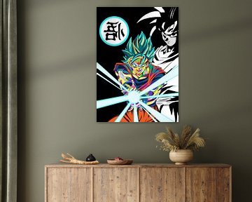 Goku kamekameha in pop-art van IHSANUDDIN .