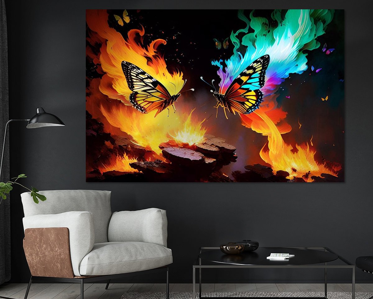 Example of the artwork in a room
