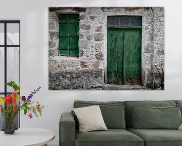 Die grüne Tür und das grüne Fenster von Irene Ruysch