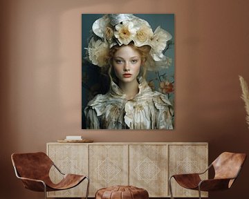 Modern portret met een vleugje vintage van Carla Van Iersel