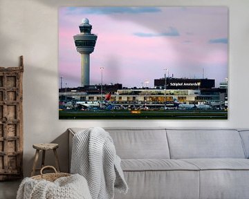 Schiphol at sunrise by Maxwell Pels