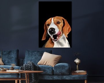 Beagle Hund Vektor von IHSANUDDIN .