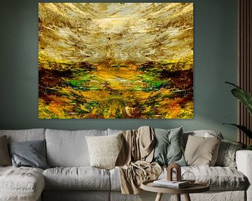 Energy of Nature - Abstract powerful landscape by artmaster