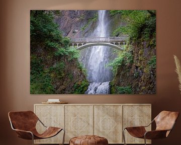 Multnomah Falls von Tashina van Zwam