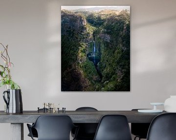 Waterfall among Madeira's mountains by Visuals by Justin