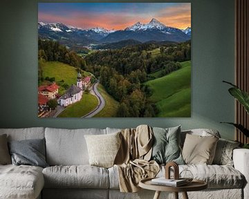 Kapelle Maria Gern bei Berchtesgaden, Bayern, Deutschland von Michael Abid