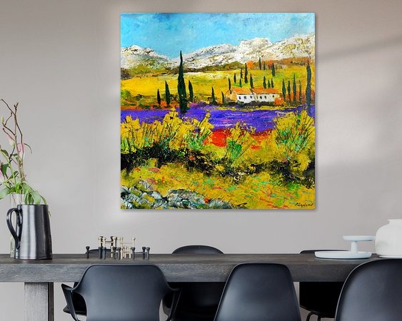 Example of the artwork in a room