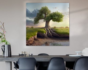 Baum des Lebens mit Wurzeln von Animaflora PicsStock