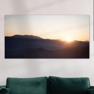 Paysage au lever du soleil