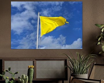 Yellow flag by Lilly Wonderz