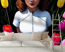 Example of the artwork in a room