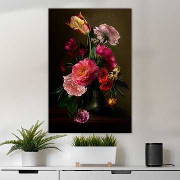 Royal Century bloemstilleven van Sander Van Laar