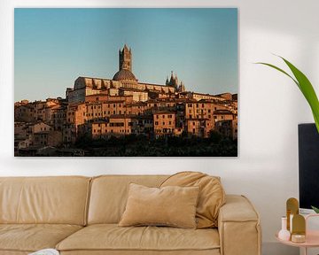 Cathedral of Siena Italy in the evening sun by Visuals by Justin