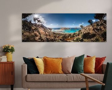 Landschaft am Balos Beach auf Kreta in Griechenland. von Voss Fine Art Fotografie