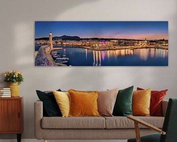 Port de Rethymnon en Crète en Grèce. sur Voss Fine Art Fotografie