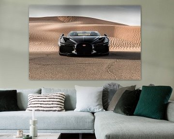Bugatti Mistral dans le désert sur Dennis Wierenga