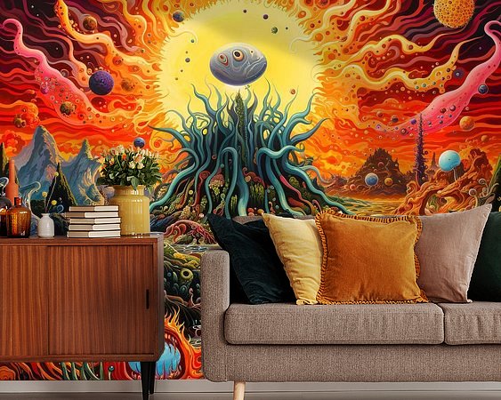 Example of the artwork in a room