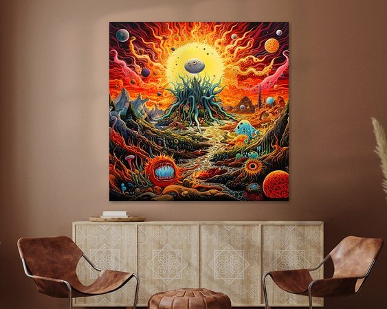 Example of the artwork in a room