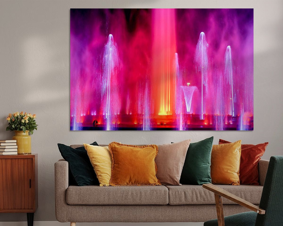 Example of the artwork in a room