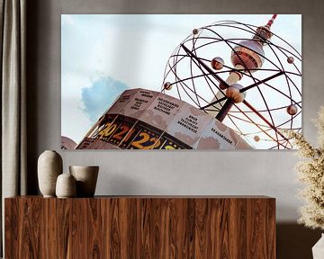 Berlin Television Tower and World Clock by Mixed media vector arts