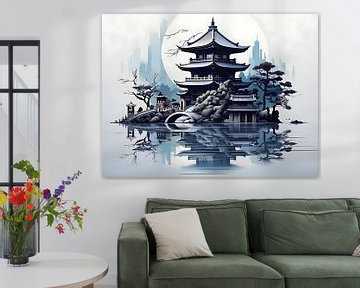 Japanese Landscape by PixelPrestige