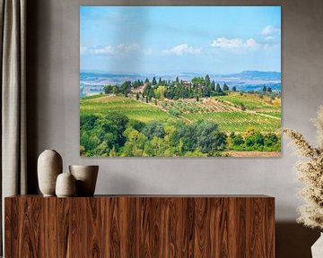 Toscaans landschap van Mustafa Kurnaz