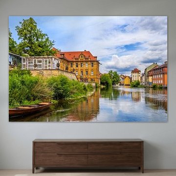 Das Künstlerhaus Villa Concoridia an der Regnitz in der historischen Altstadt von Bamberg