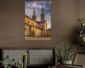 De historische Dom van Bamberg bij zonsondergang van ManfredFotos