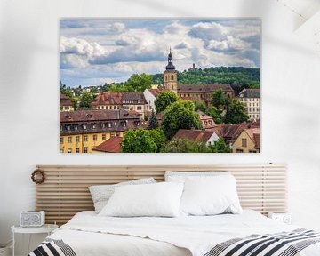 Uitzicht over de historische oude stad van Bamberg van ManfredFotos