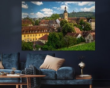 Uitzicht over de historische oude stad van Bamberg
