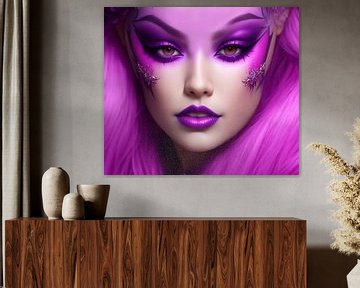 Extreme Make Up close up by Brian Morgan