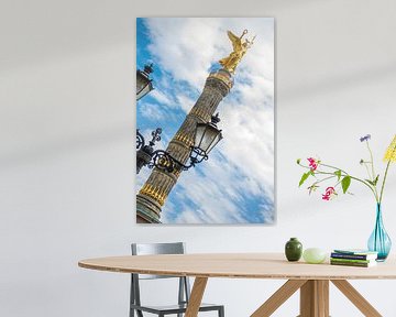 Victory Column Berlin by Mixed media vector arts