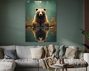 brown bear by PixelPrestige