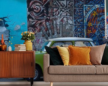 Ein Trabant für die Berliner Mauer