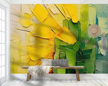 Abstraktes Impasto von Wall Wonder