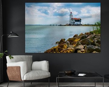 Marken lighthouse. by Arjan van der Veer
