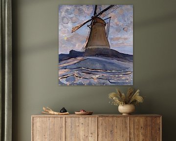 Moulin à vent, Piet Mondrian