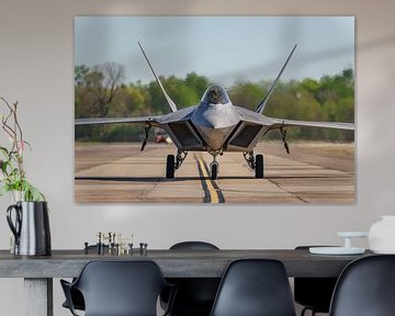 Lockheed Martin F-22 Raptor stealth fighter. van Jaap van den Berg
