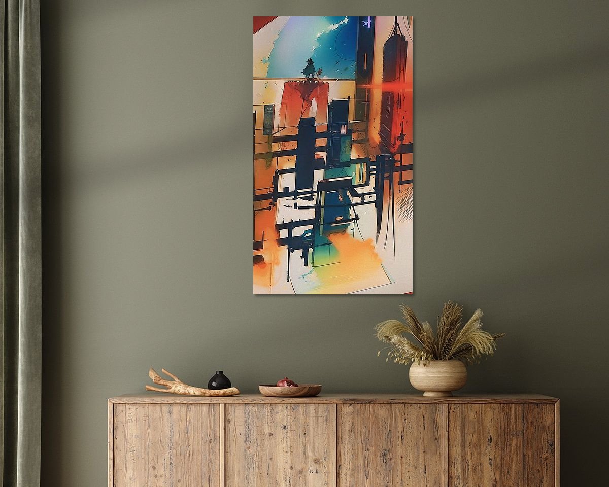 Example of the artwork in a room