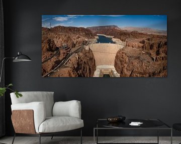 Hoover-Damm, Panoramafoto von Gert Hilbink