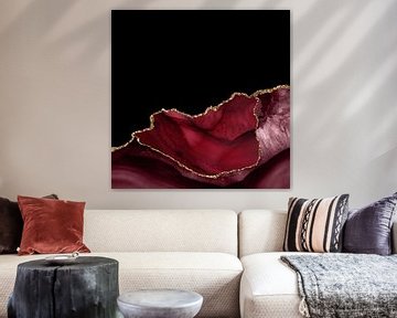 Bourgogne &amp ; Texture Agate or 06 sur Aloke Design