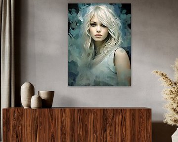 Luscious blonde woman by PixelPrestige