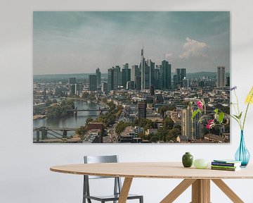 Frankfurt Skyline 2 van Yorick Leusink