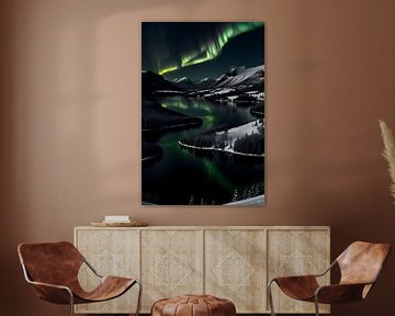 Aurora Borealis van Lonely Art