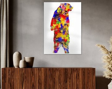 smudge of bear stand by Gunawan RB