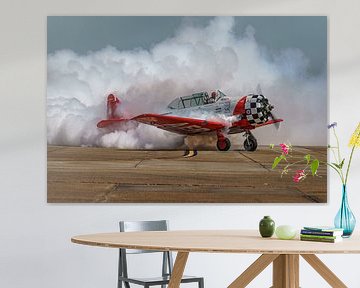 North American T-6 Texan des Aeroshell Aerobatic Team. von Jaap van den Berg