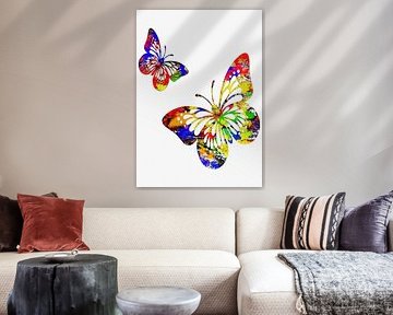 butterfly flies together by Gunawan RB