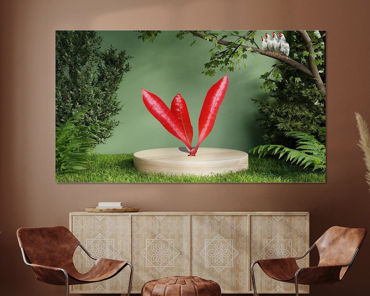 Example of the artwork in a room